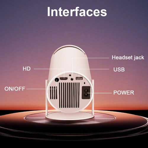 Proyector Tv Audio Hy300 Android 11 Bluetooth Wi-fi 6 Fhd 4k