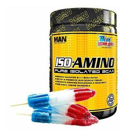 Hombre De Los Deportes Iso-amino Bcaa Amino Acid Powder, Azu