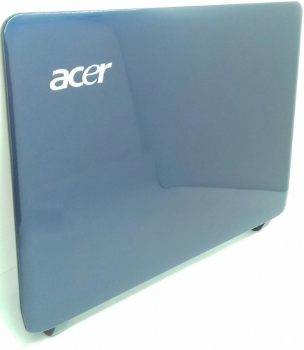 Carcaça Tampa Da Tela Azul Netbook Acer Aspire 1410 Zh7.