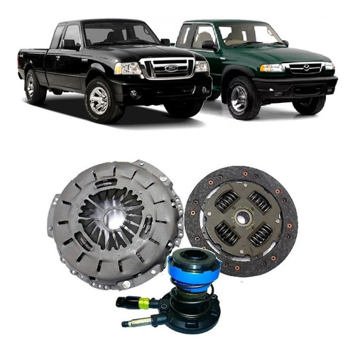 Kit Embreagem Comp. Ford Ranger 2.3l Gas 11/1994 Até 03/2012