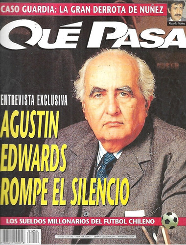 Revista Qué Pasa 1253 / 15 Abril 1995 / Agustín Edwards