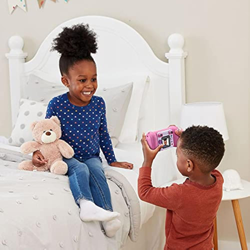 Cámara Vtech Kidizoom Pix Plus 2mp Rosa, Efectos Y Juegos