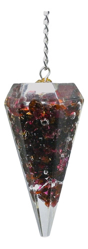 Garnet Orgone Crystal Pendulums For Divination And Dowsin...