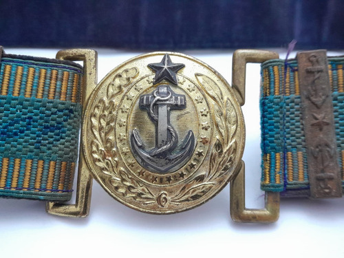 Antigo Cinto Talhim De Oficial Espada Marinha Do Brasil (Usado)