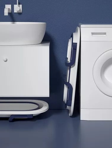 Tina De Baño Bebe Plegable Con Malla