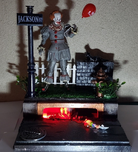 Maqueta Para Figura De It Pennywise Escala Neca