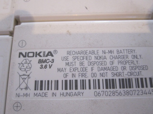 Bateria Nokia 3310 Bmc 3 Original Nokia Tijolao Mercado Livre