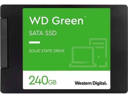 Disco Sólido Ssd Interno Western Digital Wd Green Wds240g3g0 Negro
