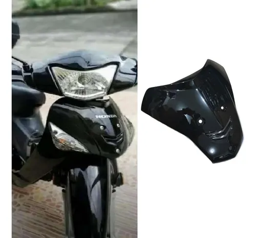 Tapa Frontal Negra Carenaje Honda Wave C100