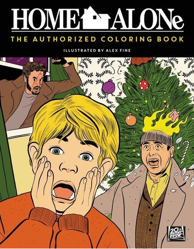 Libro Home Alone Para Colorear- Mi Pobre Angelito (inglés)