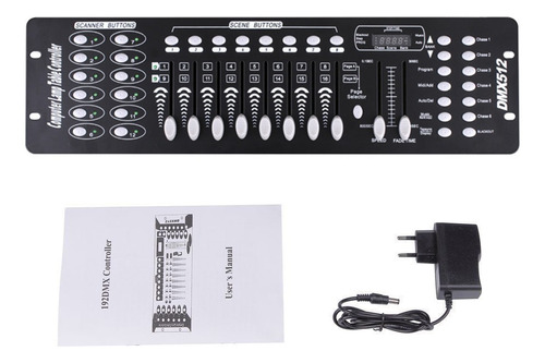Dmx512 Controlador De Luz Panel De Consola 192 Canales
