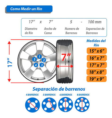 Rines 18 6/114 Np300 Durango Frontier Navara Dakota Msi Color Bronce