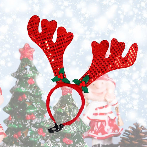 ¡ Accesorio Para Disfraz De Cabeza De Navidad Con Diadema