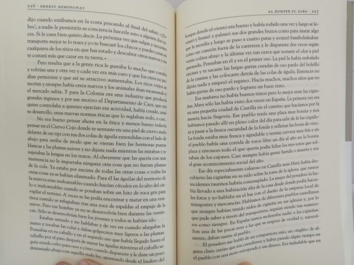 Al Romper El Alba - Ernest Hemingway - Planeta - 1999