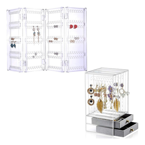 Organizador Plegable De 4 Puertas Para Colgar Joyas, Soporte
