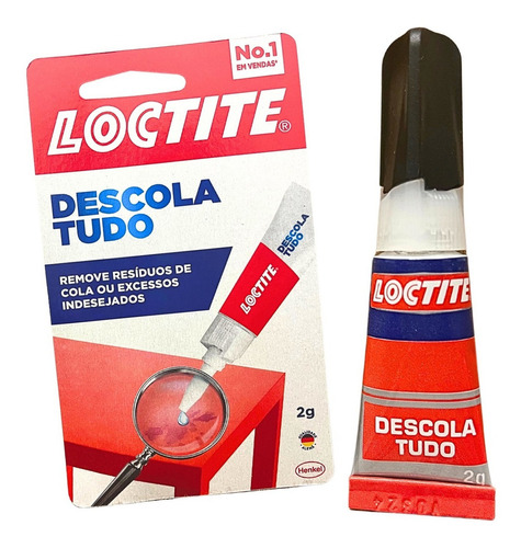 Descola Tudo Removedor Tira Cola Gel Super Bonder Loctite 2g