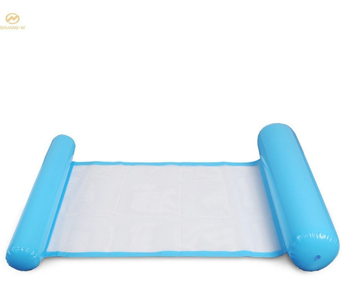 Imagen 3 de 10 de Colchón Inflable Piscina Reclinable Hamaca De Agua Flotante