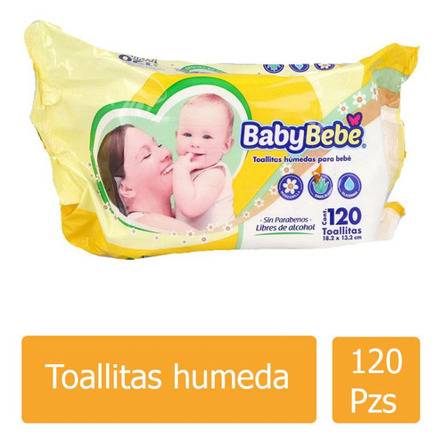 Toallitas Humedas Dodys Baby Con 120 Piezas