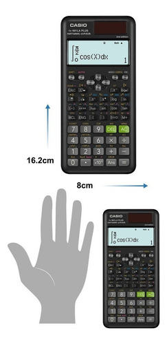 Calculadora Cientifica Casio Fx-991la Plus Español Negra Negro