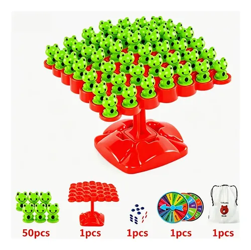 Juguete de matemáticas Montsori, rana de equilibrio, árbol educativo