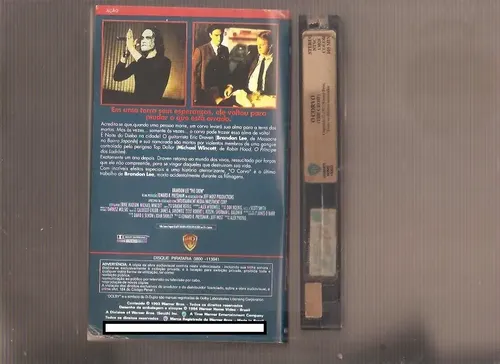 Vhs O Corvo - Original - Brandon Lee - Legendado - Raro | MercadoLivre