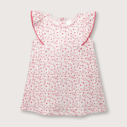 Vestido De Bebés Vuelos Esencial Frutilla (6m - 4a)