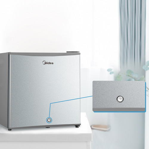 Refrigerador Frigobar Midea Mdrd86fgm50 2 P3 Gris Con Llave