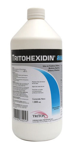 Shampoo Clorhexidina 2,5% Tritohexidin 1000ml