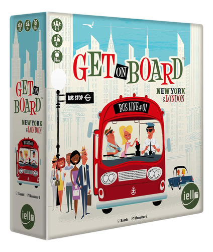 Iello: Sube A Bordo: Nueva York Y Londres, Un Juego De Girar