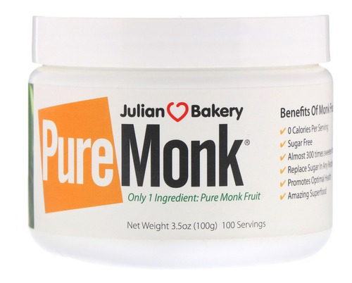 Monk Fruit 100% - Julian Bakery - mL a $170000
