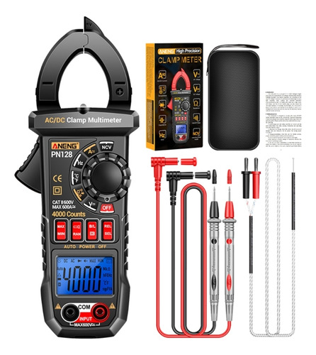Pinza Amperimétrica, Multímetro, Medidor De Corriente Y Volt