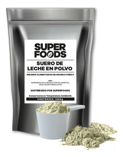 100% Suero De Leche Puro 1kg - Unidad a $24605