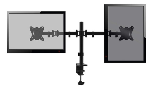 Soporte Doble Monitor Televisor Escritorio Brazo 17-27 3-6kg