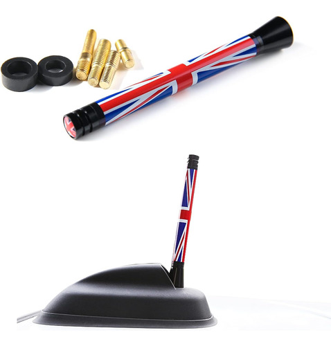 Antena Corta Union Jack De 4.2 Pulgadas Con Bandera Del Rein