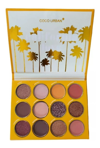 Paleta Sombras 12 Gama Colores