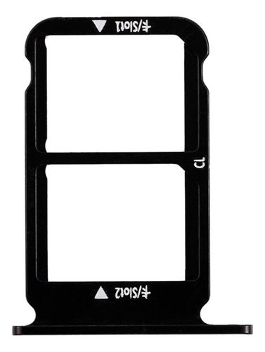 Bandeja Porta Sim Micro Sd Dual Para Honor 10 Negro