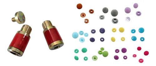  Matriz Snaps 13-15 +broches Plasticos Snaps Surtidos X 50