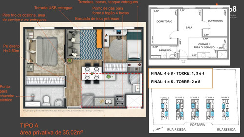 Imagem 10 de 13 de Apartamentos Para Venda 1 E 2 Quartos Para Venda Em Carapicuíba - Sp