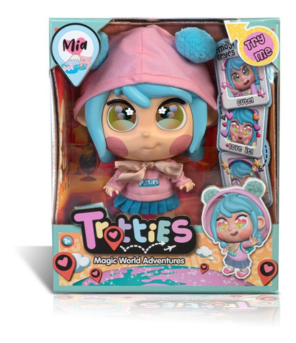 Trotties Muñeca Mia Ojos Emoji Con Accesorios