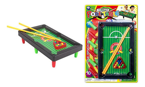 Juego Pool De Mesa Chico Niños Familiar Juguete - Del Tomate