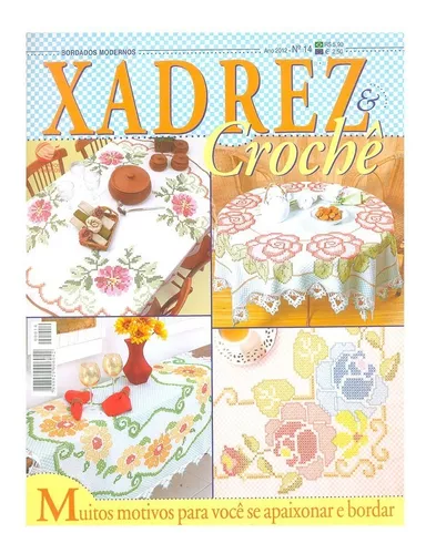 Revista Bordados Modernos Xadrez & Crochê Ano 2009 N° 05