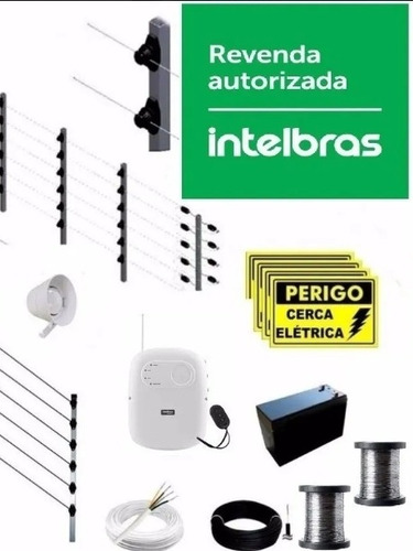 Imagem 1 de 1 de Kit Cerca Elétrica Intelbras Com 25 Hartes