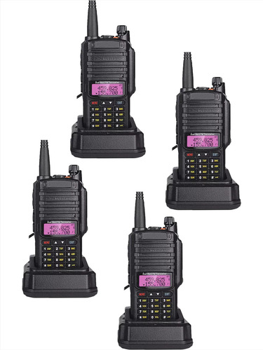 4pz Radio Comunicacion Portatil Walkie Talkie Vhf Uhf 10km