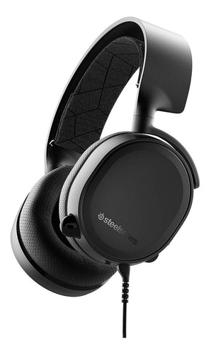 Fone de ouvido over-ear gamer sem fio SteelSeries Arctis 3 black
