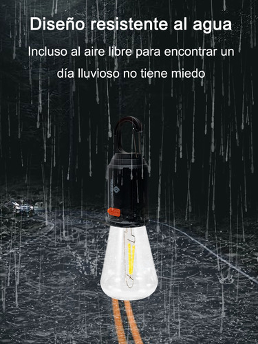 6pcs Foco Led Recargable Para Camping,impermeable