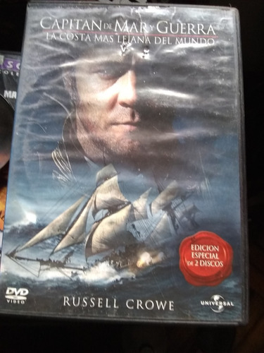 2 Dvd Capitan De Mar Y Guerra Russell Crowe Original