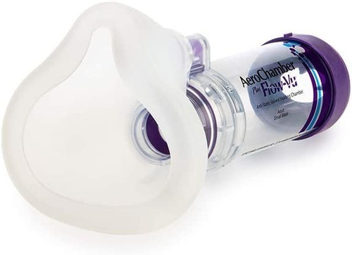Aerochamber Plus Flow-vu Cámara Espaciadora P/adulto Chica