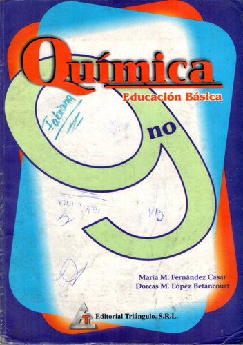 Quimica 9  Maria  Fernandez Editorial Triangulo