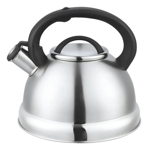 Chaleira Bule Com Apito - 3l Visitas Cafe E Cha Cozinha Casa Cor Inox