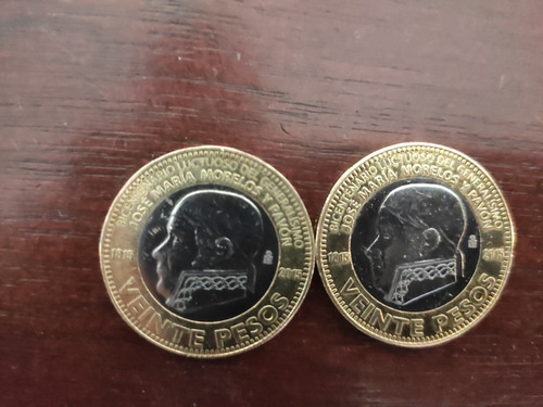 Moneda 20 Pesos José María Morelos Y Pavón 1815/2015 